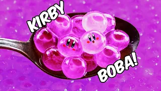 I made squishy KIRBY BOBA! And this happened... (easy)