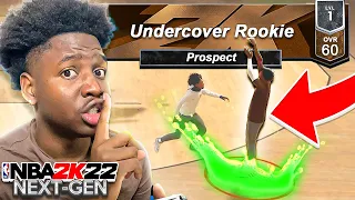 I Went UNDERCOVER As A LEVEL 1 ROOKIE and CARRIED RANDOMS On NBA 2K22 NEXT GEN!!