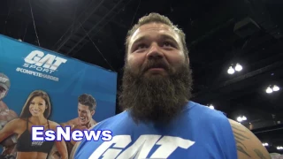FUNNY Story Robert Oberst On Meeting George Foreman EsNews Boxing
