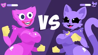Catnap Girl VS Kissy Missy | Poppy Playtime chapter 3 Animation
