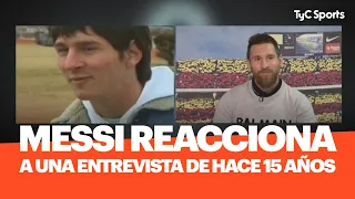 Leo Messi REACCIONA a una entrevista que le hicieron hace 15 años - COMPLETO