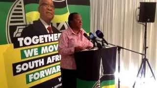 Comrade Naledi Pandor answers media question on EFF proposal to double social grants #ANCBreakfast