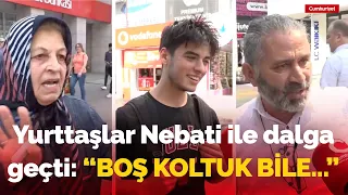 Nureddin Nebati'yi sokağa sordu, yurttaşlar adeta dalga geçti: "Boş koltuk bile doları düşürdü"