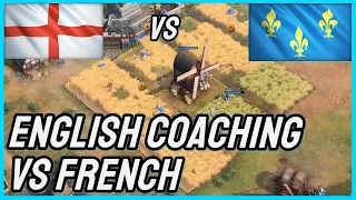 AoE4  - Coaching English vs French | Strategy Tips