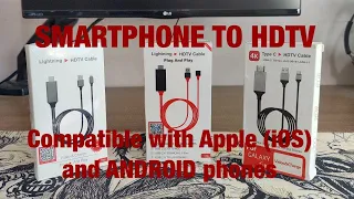 (2024) How to Mirror Screen Apple Android Smartphone to Smart HDTV | Plug & Play via EzCast App