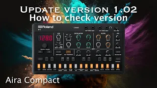 Roland S1 - Update to version 1.02 and How to check your version