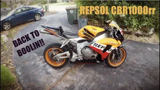 Repsol CBR1000rr After Crash MotoVlog