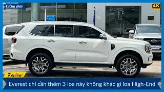 Dân chơi FORD EVEREST 2024 bản full nhất định phải biết những option này