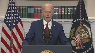President Biden reacts to Maryland bridge collapse