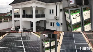 How This Solar Panel And Setup Power This Entire Building With Appliances After Installation.