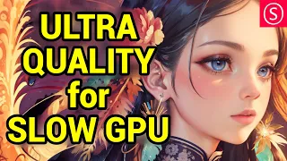 ULTIMATE Upscale for SLOW GPUs - Fast Workflow, High Quality, A1111