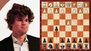 World Chess Champion Magnus Carlsen plays the Dutch Stonewall Defence against Vishy Anand!