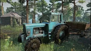 SnowRunner,russian tractor,entrega de implemento