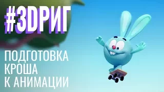 Подготовка Кроша к съёмкам в 3D мультиках!