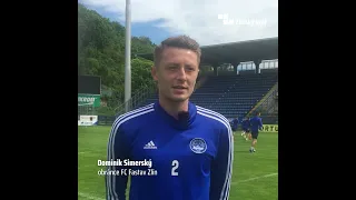 Očkování proti covid-19 podporuje Dominik Simerský, obránce FC FASTAV ZLÍN