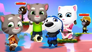 Talking Tom Candy Run e Knight Hank e Prehistoric Tom e Arctic Angela e Talking Tom Gameplay