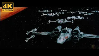 4K Star Wars 1977 'Despecialized' - Battle of Yavin - Full Battle