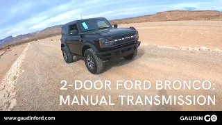 2-Door Ford Bronco - Manual Transmission