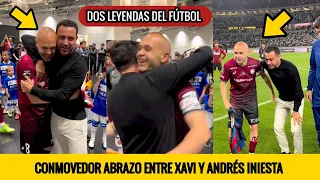 EMOTIVO ABRAZO ENTRE XAVI HERNÁNDEZ Y ANDRÉS INIESTA - ¡TE HARÁN LLORAR!