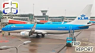 TRIP REPORT | KLM | 300km on a Boeing737 | Amsterdam - Hamburg