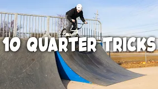 10 Easy BMX Tricks on a Quarter Pipe