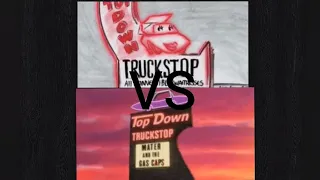 Top Down Truckstop cars deleted scene (animated)