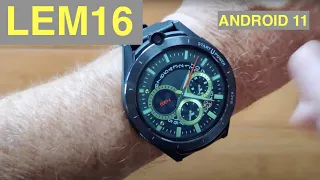 LEMFO LEM16 Android 11 6GB/128GB 4G SpO2 & Sleep Monitoring Smartwatch: Unboxing and 1st Look