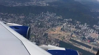 [A380 GO AROUND at HKG!!] British Airways Airbus A380 landing at Hong Kong