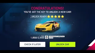 Maxing and Getting the key for the Chevrolet C7R | Asphalt 9