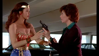 Wonder Woman Saves "Radar" (Gary Burghoff) from the Bad Guys Twice 1080P BD