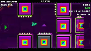 Geometry dash Deadlocked 56-100 49%