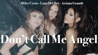 Ariana Grande, MC, LDR - Don’t Call Me Angel (Instrumental/Background Vocals/Lyrics)