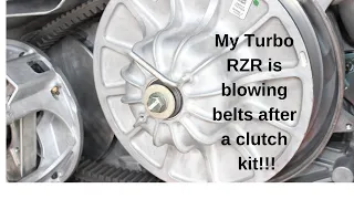 Is your Turbo RZR Blowing belts? Polaris RZR Turbo Belt Travel Test