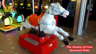 1960s Coin Operated Horse Kiddie Ride - Silver