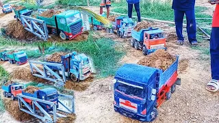 Amazing Truck RC Team construction Car Nissan 95 Kamaz 3 Hyundai Trago MAN 4×4 Hino 700 Isuzu
