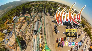 Wicked Roller Coaster On Ride Front Seat Ultra HD 4K POV Lagoon 2021 09 05