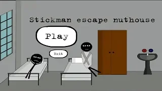 Stickman Escape Nuthouse - Full Gameplay Wins + Fails (Android Game)