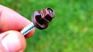 Few people know THIS SECRET of the roof SCREW! Great DIY ideas!