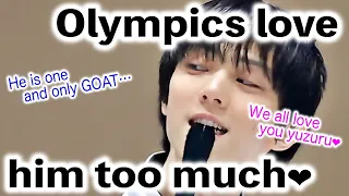 "An Olympic legend!" The official Olympics page is featuring Hanyu "again" and it's a hot topic!