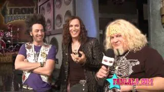 Hilarious Interview On Set of I'm in the Band!