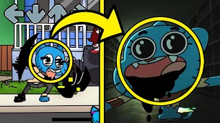 References in FNF Pibby Mods | Corrupted Gumball | Learning with Pibby