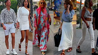 Street style from Italy🇮🇹Beautiful Summer Fashion 2023/Summer Dresses.