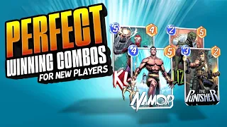 Perfect GAME Winning Combos For New Players with Pool 1 Decks | Marvel Snap