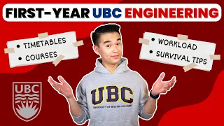 1ST-YEAR UBC ENGINEERING - Everything YOU NEED to KNOW! (Timetables, Courses, & Survival Tips)