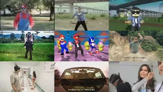 (PLEASE DON’T BLOCK THIS) Gangnam Style 9 Videos in 1 Mashup