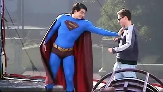 Superman classic skin suit 'Superman Returns' Behind The Scenes