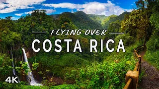 Flying over Costa Rica: Nature Scenery with Ambient Music (4K UHD Drone Film)