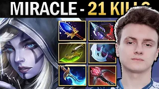 Drow Ranger Dota Gameplay Miracle with 21 Kills and Linkens