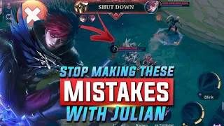 Mistakes You Do While Playing Julian | Mobile Legends Bang Bang