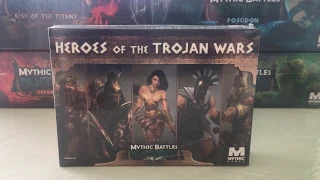 Mythic Battles: Pantheon - Heroes of Trojan Wars Expansion - Unboxing (PT/BR)